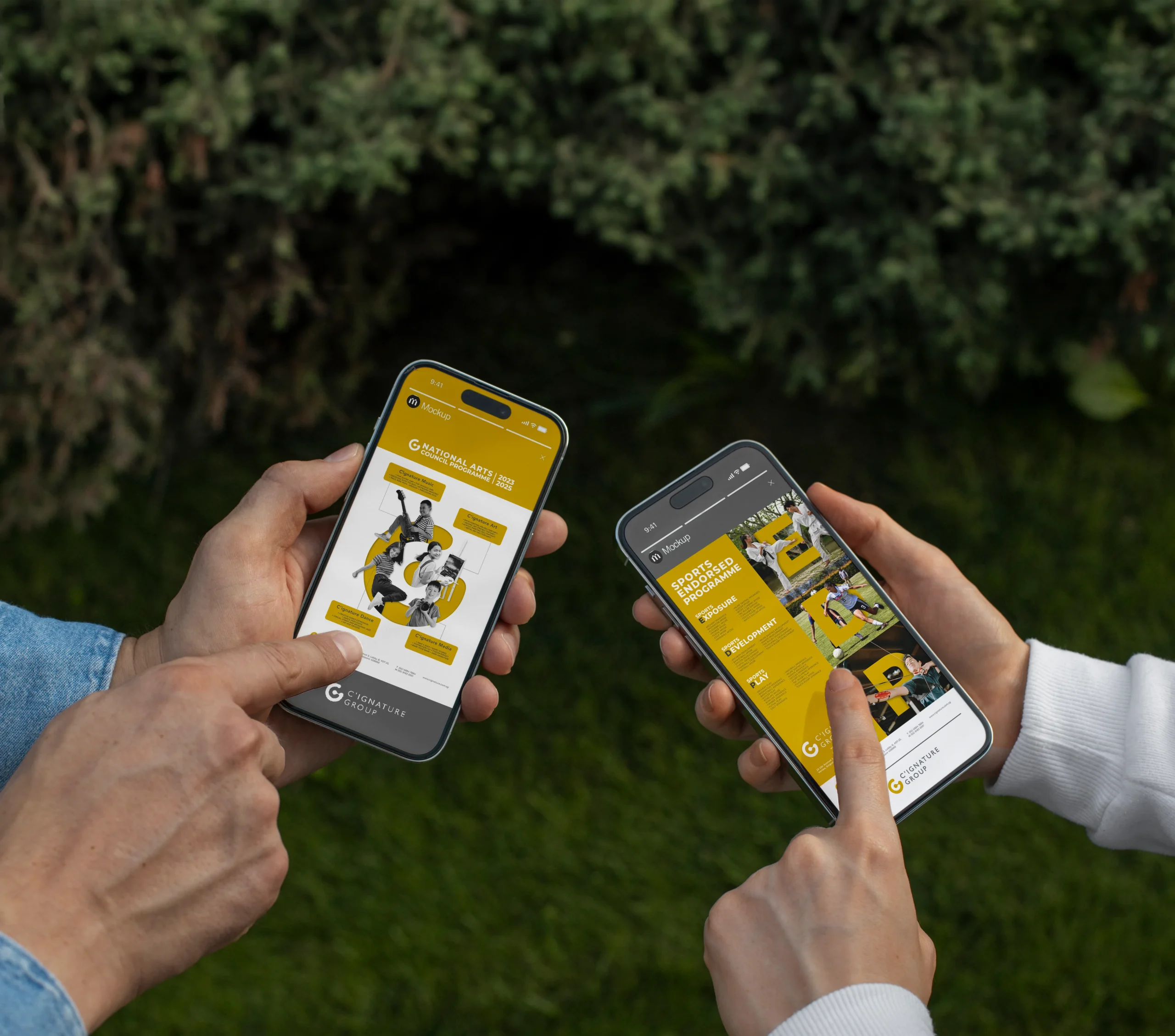 C'ignature Enrichment Group EDM in phones