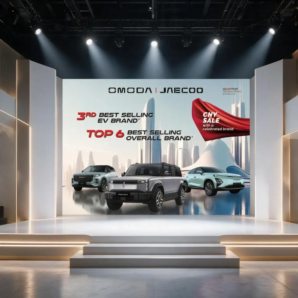 OMODA | JAECOO Event stage Backdrop
